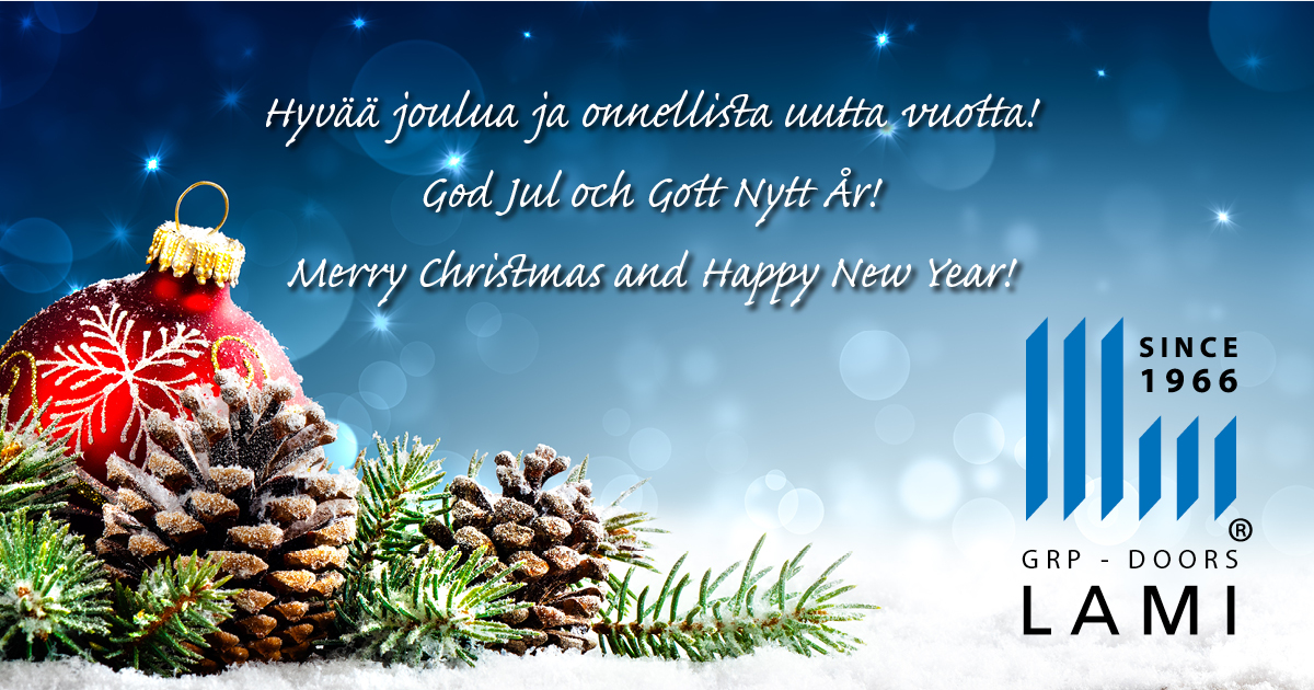 Hyvää joulua ja onnellista uutta vuotta!